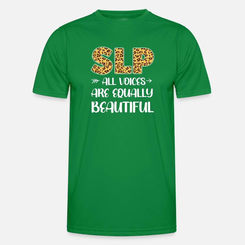 Speech Therapist Therapy Assistant Männer Funktions-T-Shirt