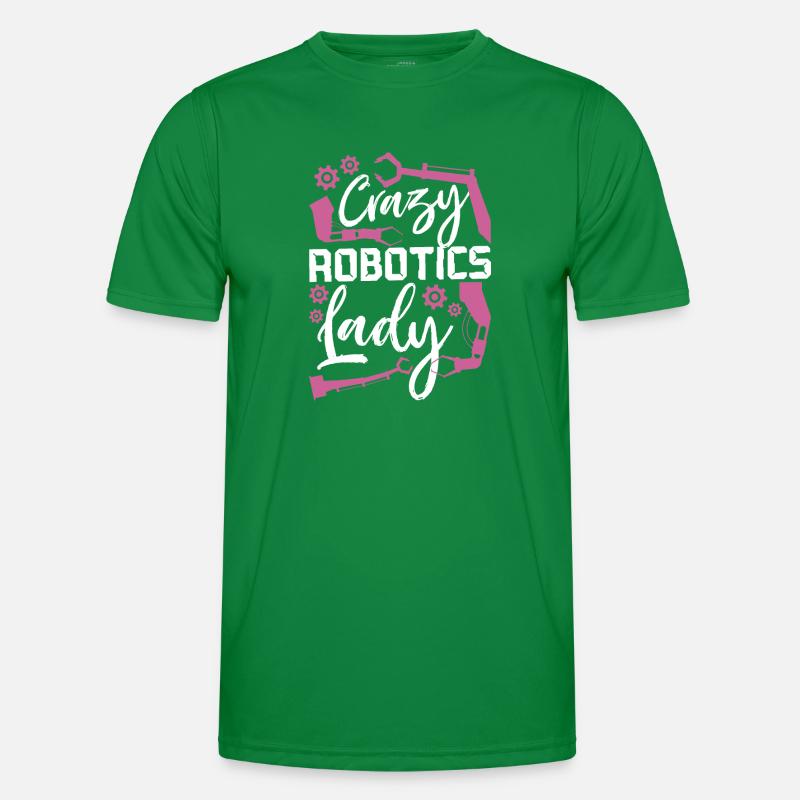 Robot Robotics Engineer Female Men's Functional T-Shirt