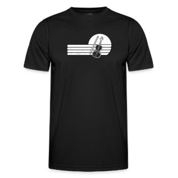 Violin Violinist Violinist - Men's Functional T-Shirt - black - Front - AI Model Male 178 dark (178cm)