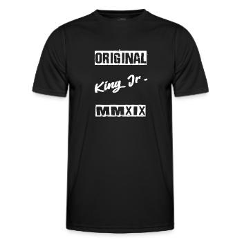 Original King Jr Offspring Baby Pregnancy - Men's Functional T-Shirt - black - Front - AI Model Male 178 dark (178cm)
