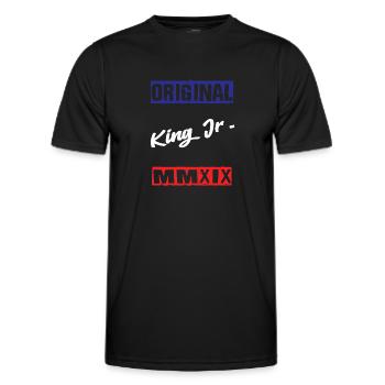 Original King Jr Offspring Baby Pregnancy - Men's Functional T-Shirt - black - Front - AI Model Male 178 dark (178cm)