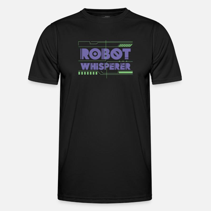 Robot Robotics Engineer Robot - Men's Functional T-Shirt - black