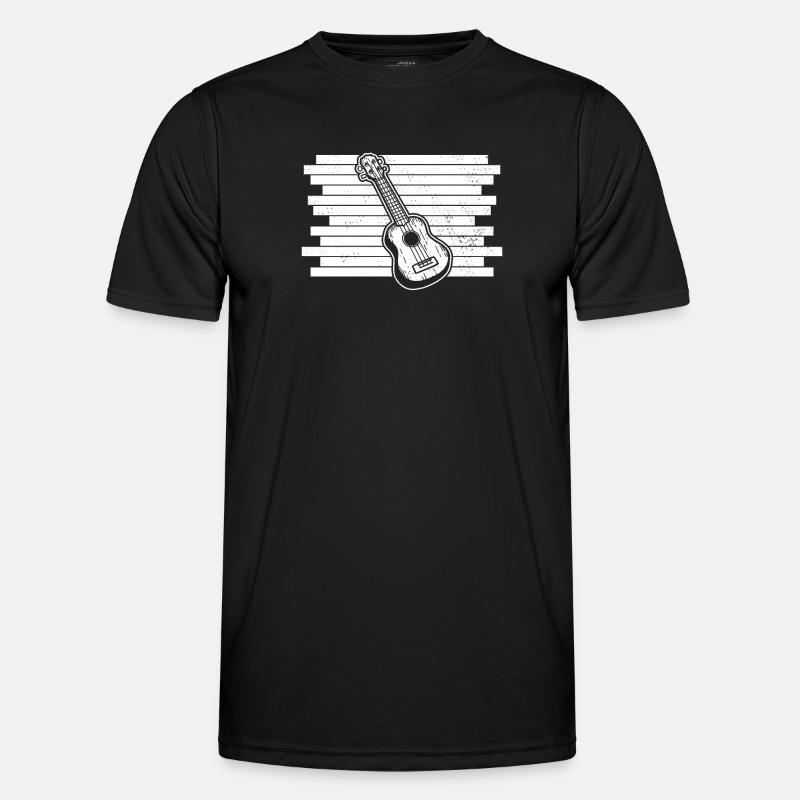 Ukulele Ukulele Player Ukulelist - Men's Functional T-Shirt - black