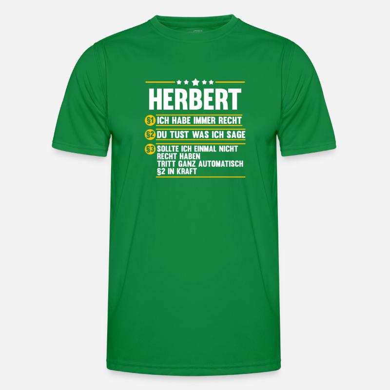 Herbert Männer Funktions-T-Shirt