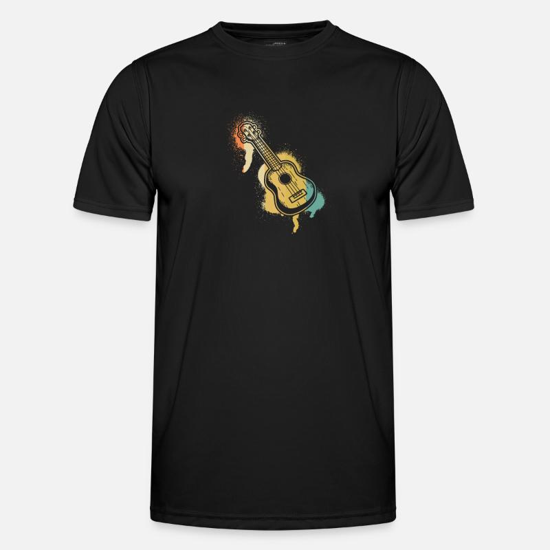 Ukulele Ukulele Player Ukulelist - Men's Functional T-Shirt - black