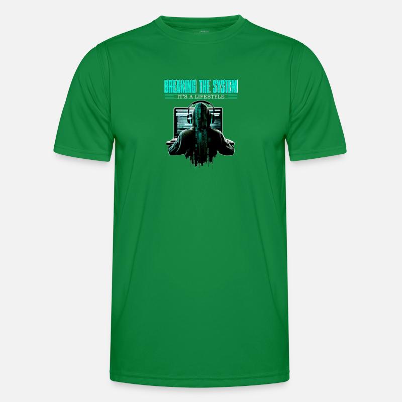Breaking The System It's A Lifestyle for Coder and Männer Funktions-T-Shirt