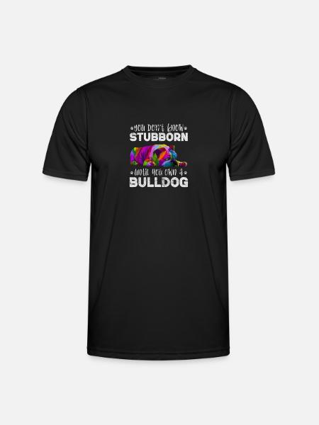 Deutsch Bulldog - Men's Functional T-Shirt - black