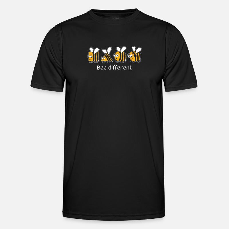 Bee Different Bees - Men's Functional T-Shirt - black