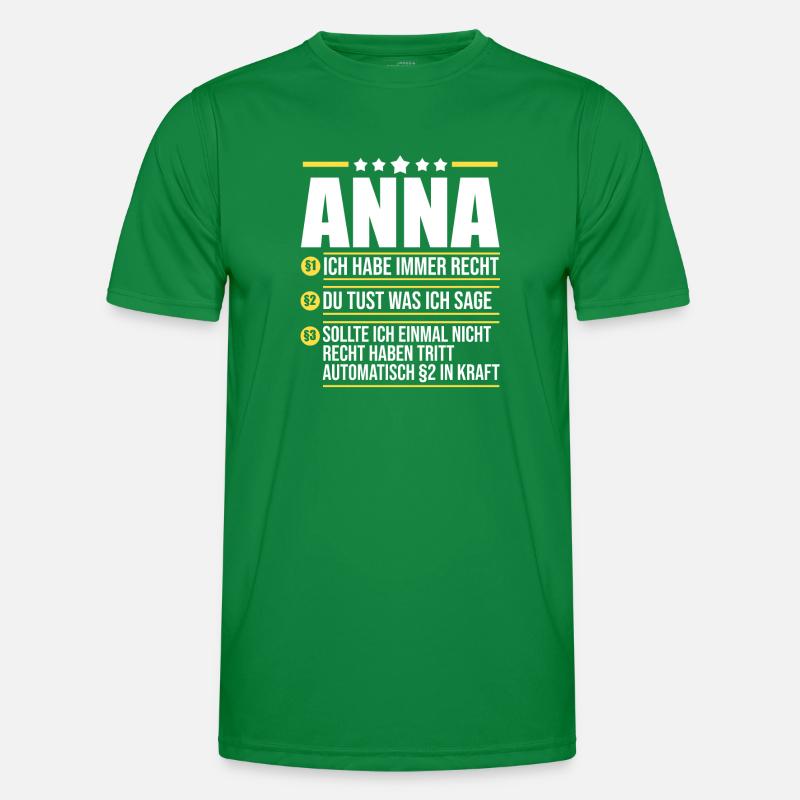 Anna Männer Funktions-T-Shirt