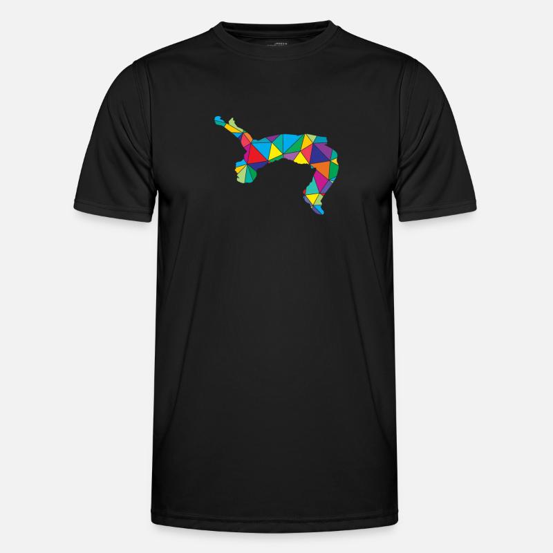 Freerunner Polygon Backflip Men's Functional T-Shirt