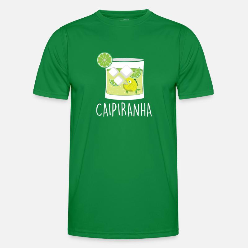 Caipirinha Cocktail Piranha Caipirinha T-shirt sport Homme