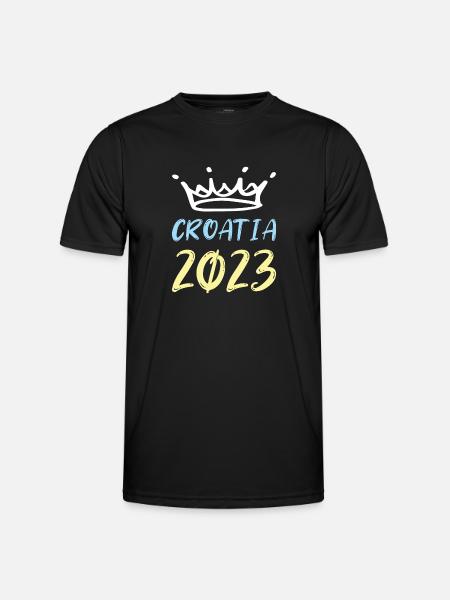 Croatia 2023 - Men's Functional T-Shirt - black