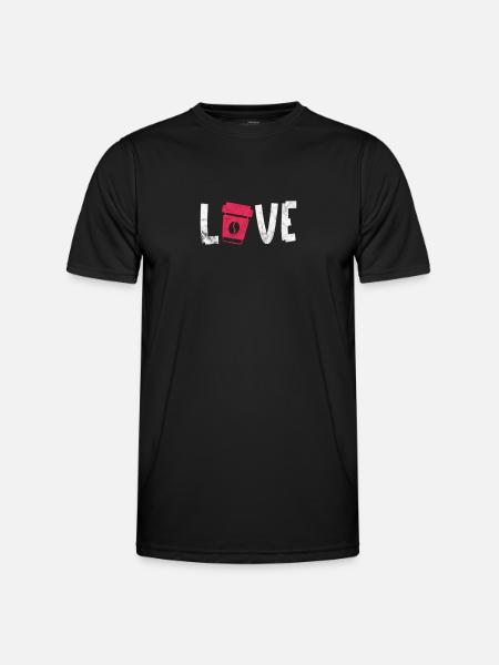 Coffee - Men's Functional T-Shirt - black