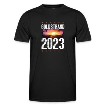 Sables d’or 2023 (Garantie du prix le plus bas) - T-shirt sport Homme - noir - Devant - AI Model Male 178 dark (178cm)