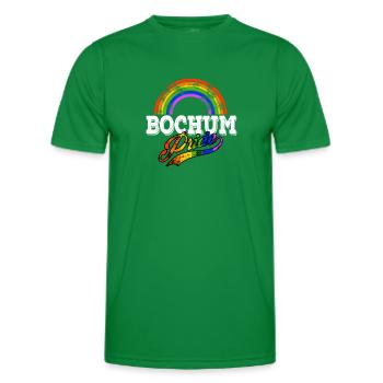 Pride Bochum - Men's Functional T-Shirt - kelly green - Front - AI Model Male 178 dark (178cm)