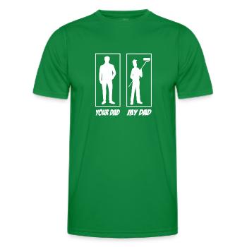 Your Dad My Dad Interior Design Dad - Men's Functional T-Shirt - kelly green - Front - AI Model Male 178 dark (178cm)