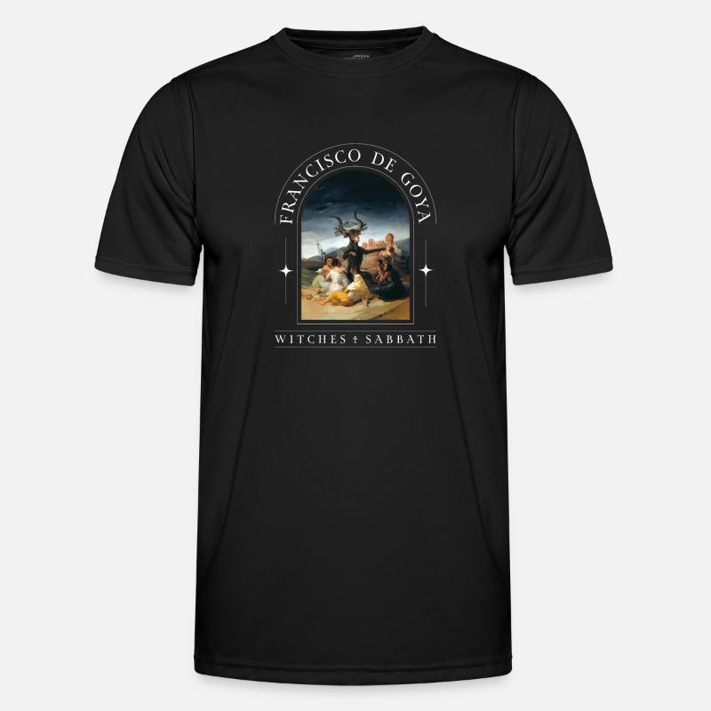 Francisco de Goya Design Witches' Sabbath Horror Gothic - Men's Functional T-Shirt - black