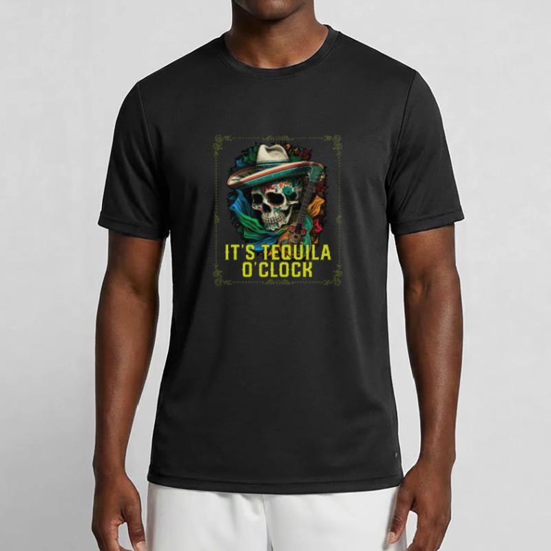 C’est Tequila Oclock Buveur de Tequila alcoolisé T-shirt sport Homme