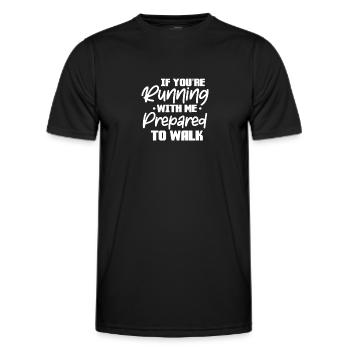 Courir - T-shirt sport Homme - noir - Devant - AI Model Male 178 dark (178cm)