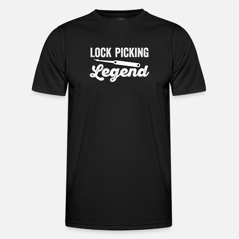 Lockpicking legend - Men's Functional T-Shirt - black