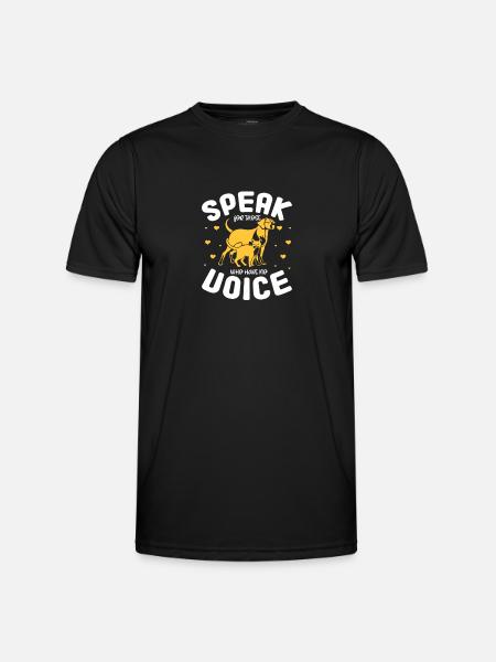 Tierrettung - Männer Funktions-T-Shirt - Schwarz