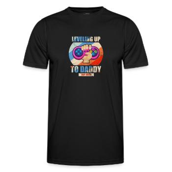 Pregnancy - Men's Functional T-Shirt - black - Front - AI Model Male 178 dark (178cm)