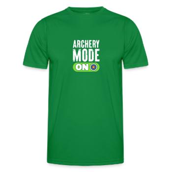 Archery - Men's Functional T-Shirt - kelly green - Front - AI Model Male 178 dark (178cm)