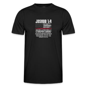 Bible - T-shirt sport Homme - noir - Devant - AI Model Male 178 dark (178cm)