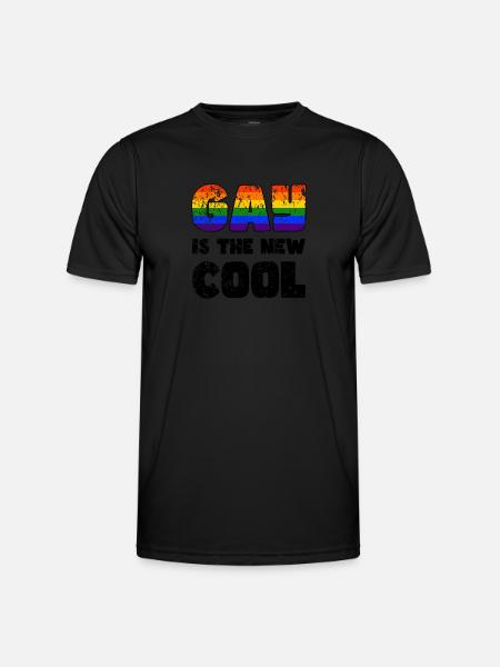 Fierté LGBTQ. Déclaration - T-shirt sport Homme - noir