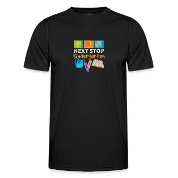 Kindergarten - Männer Funktions-T-Shirt - Schwarz - Vorne - AI Model Male 178 dark (178cm)