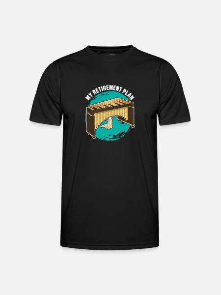 Percussion Musicians Vibraphone Music - Men's Functional T-Shirt - black
