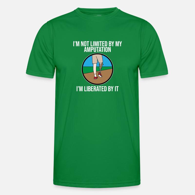 Amputé non limité par l’amputation T-shirt sport Homme