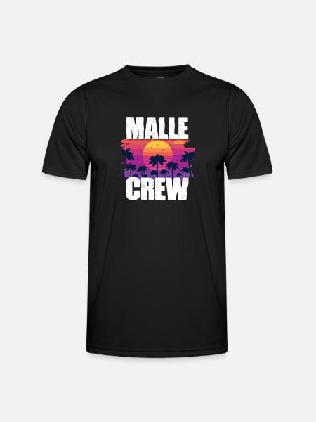 Malle Holidays - Men's Functional T-Shirt - black