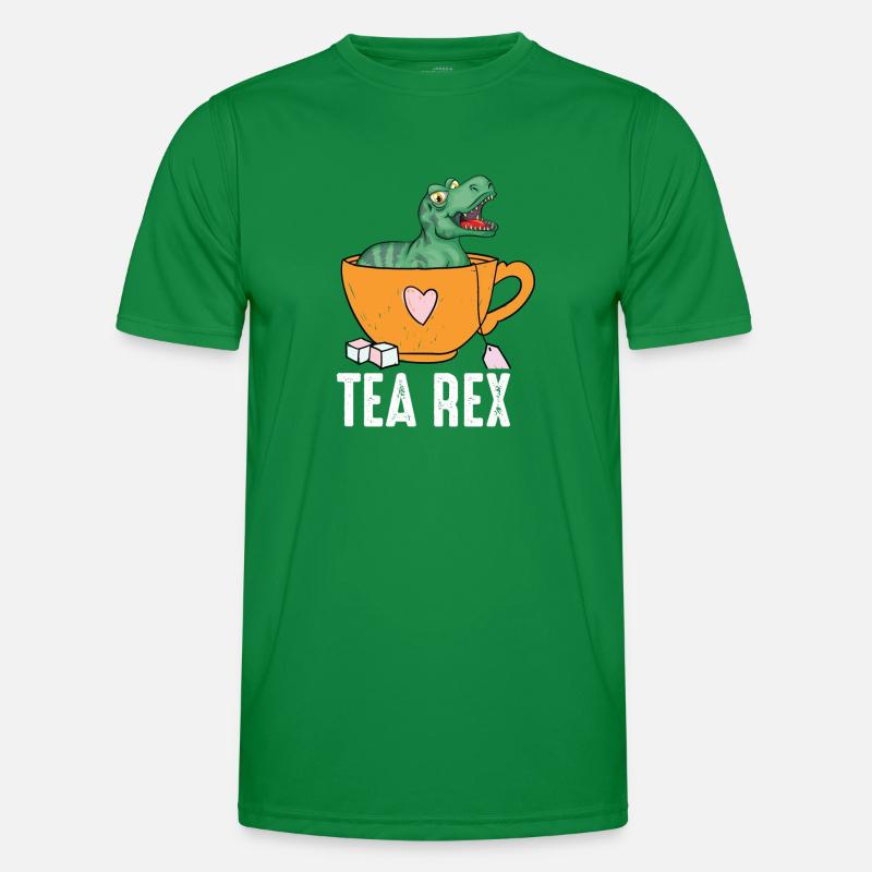 Tea Rex Chai Trinker Teeliebhaber Chai Tea Party Männer Funktions-T-Shirt