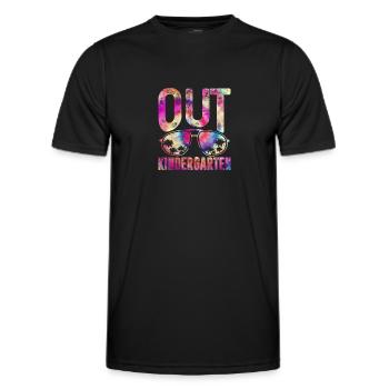 Kindergarten - Männer Funktions-T-Shirt - Schwarz - Vorne - AI Model Male 178 dark (178cm)