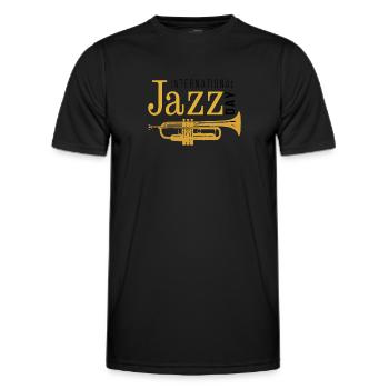 Jazz Musik Improvisation Festival - Männer Funktions-T-Shirt - Schwarz - Vorne - AI Model Male 178 dark (178cm)
