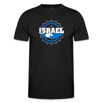 Israel Herkunft Naher Osten Israelische Reise - Männer Funktions-T-Shirt - Schwarz - Vorne - AI Model Male 178 dark (178cm)