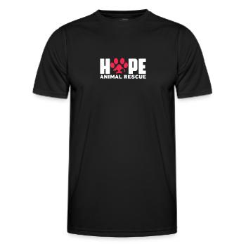 Tierrettung - Männer Funktions-T-Shirt - Schwarz - Vorne - AI Model Male 178 dark (178cm)