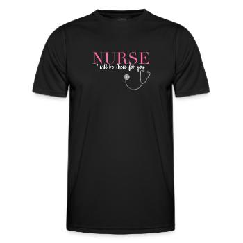 National Nurses' Day. - Men's Functional T-Shirt - black - Front - AI Model Male 178 dark (178cm)