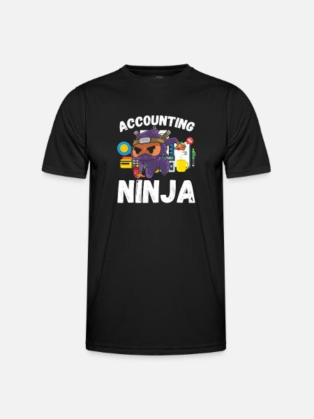 Accounting Ninja - Men's Functional T-Shirt - black