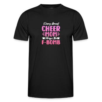 Cheerleader - T-shirt sport Homme - noir - Devant - AI Model Male 178 dark (178cm)