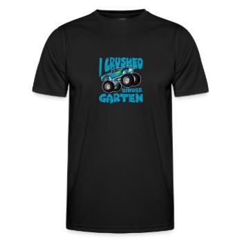 Kindergarten - Männer Funktions-T-Shirt - Schwarz - Vorne - AI Model Male 178 dark (178cm)