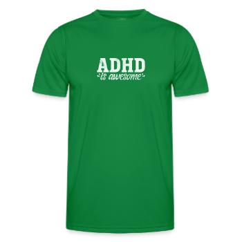 TDAH - T-shirt sport Homme - vert - Devant - AI Model Male 178 dark (178cm)