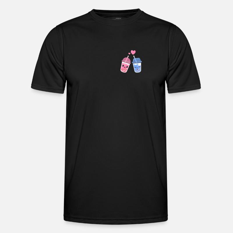 Bubble Tea - Männer Funktions-T-Shirt - Schwarz