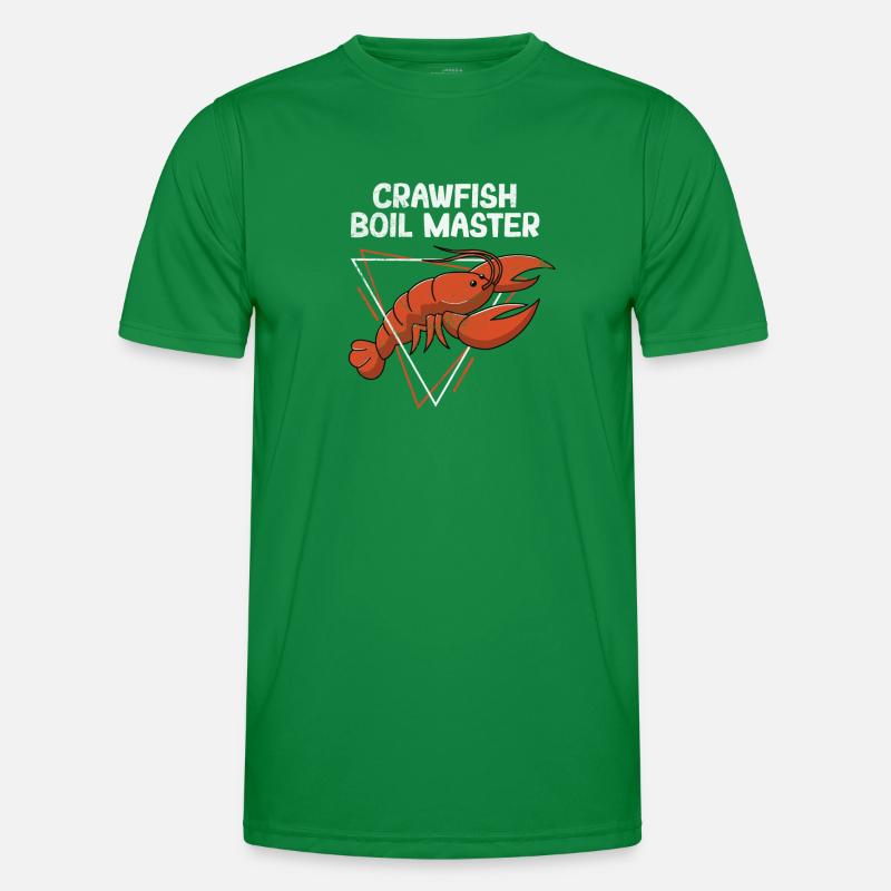 Crawfish Boil Master Seafood Lover Cajun Crawfish Men's Functional T-Shirt