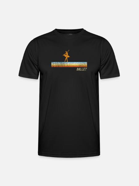 Ballet Danseuse Danse Ballerine - T-shirt sport Homme - noir