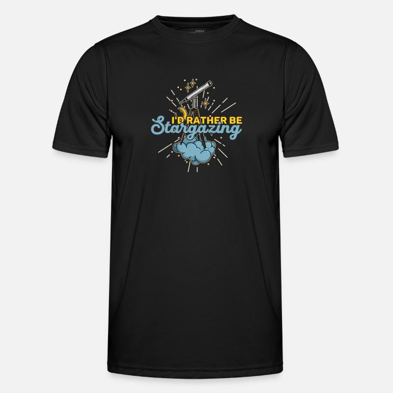 Télescope Sciences de l’astronomie spatiale - T-shirt sport Homme - noir