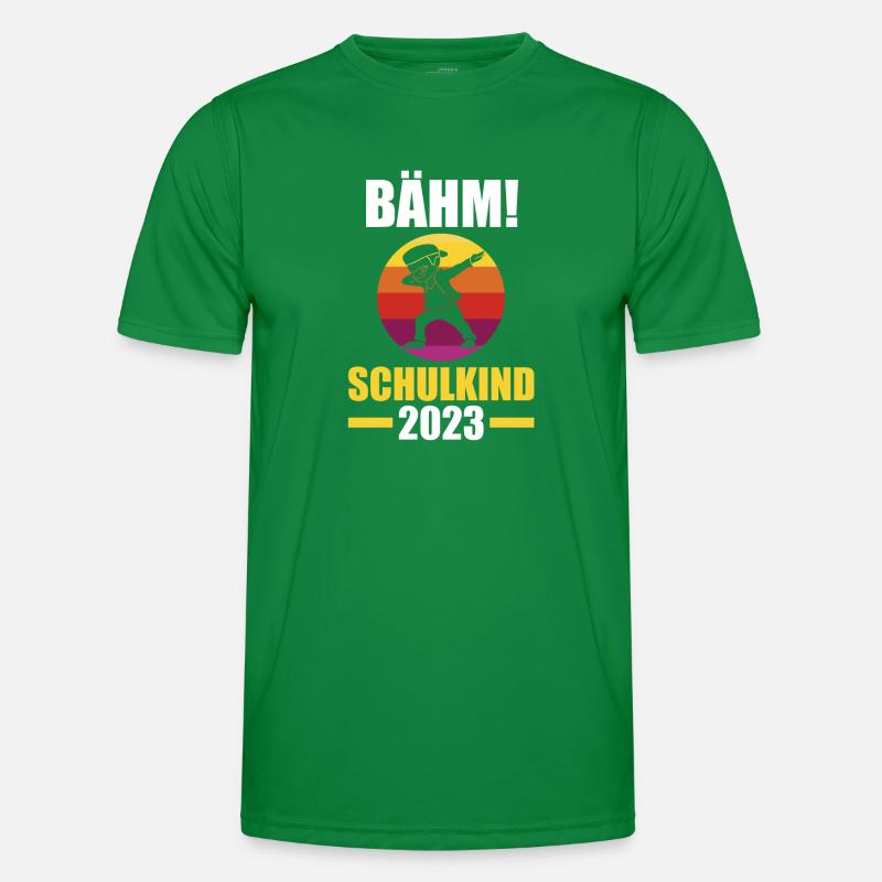 Schulkind 2023 Schulbeginn Einschulung Männer Funktions-T-Shirt