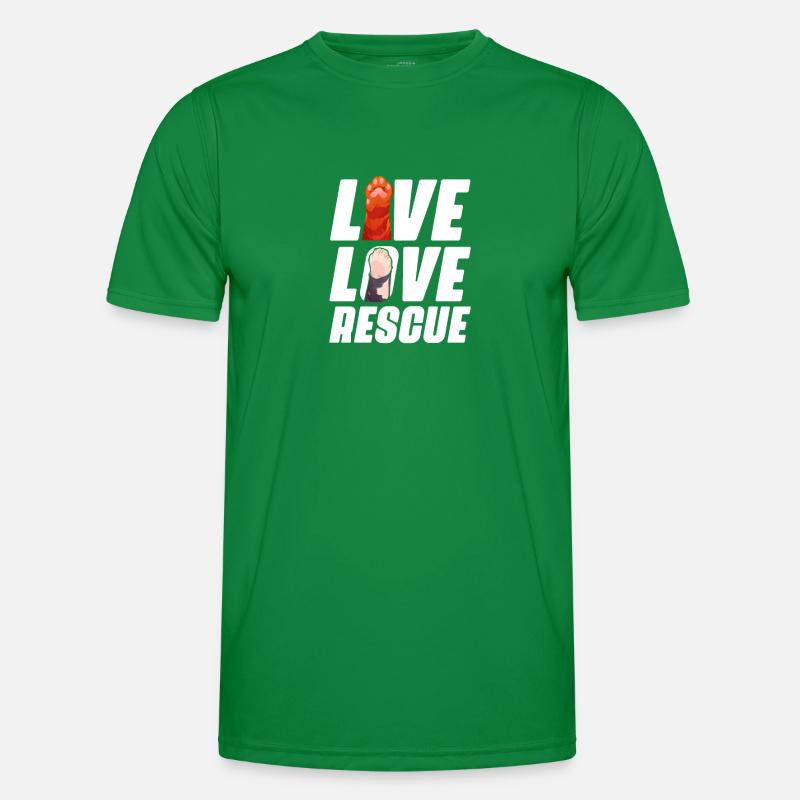 Tierrettung Männer Funktions-T-Shirt