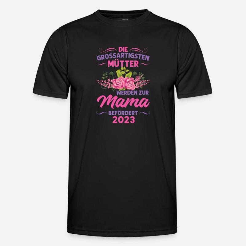 Mutter Mama Tochter Geschenk - Männer Funktions-T-Shirt - Schwarz